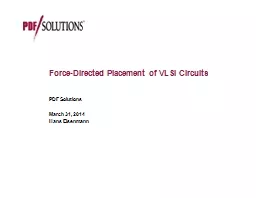 Force-Directed Placement of VLSI Circuits
