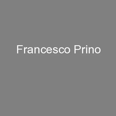 Francesco Prino