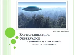 Extraterrestrial Observance
