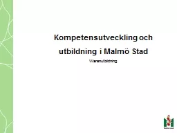 PPT-Kompetensutveckling och