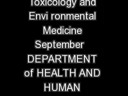 PUBLIC HEALTH STATEMENT Aluminum CAS   Division of Toxicology and Envi ronmental Medicine September   DEPARTMENT of HEALTH AND HUMAN SERVICES Public Health Service Agency for Toxic Substances and Dis