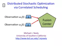 Distributed Stochastic Optimization