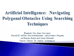 Artificial Intelligence:  Navigating Polygonal Obstacles Us
