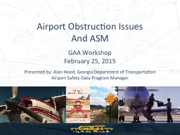 Airport Obstruction Issues