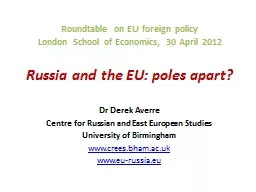 Roundtable on EU foreign policy