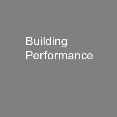 Building Performance