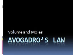 Avogadro’s Law