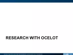 Research with ocelot