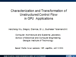 Characterization and Transformation of