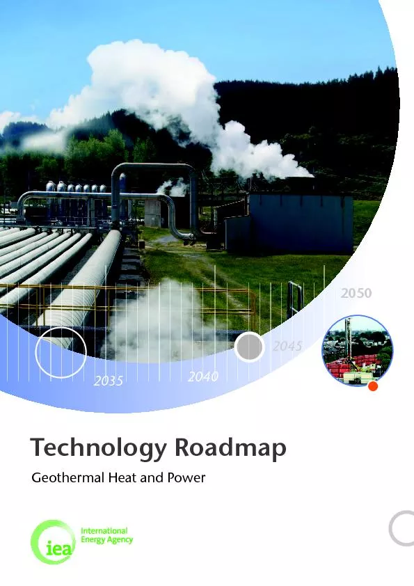 Technology RoadmapGeothermal Heat and Power