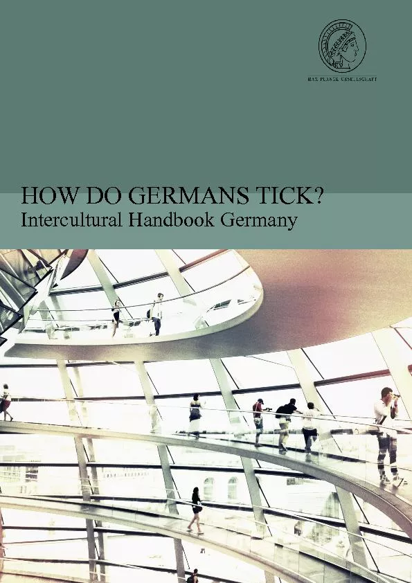 How do Germans tick?