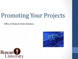 Promoting Your Projects