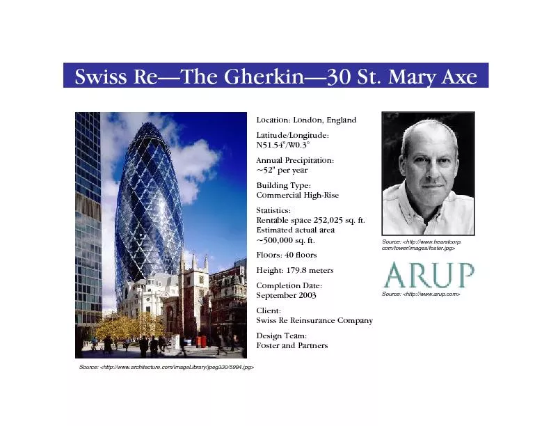 Swiss Re—The Gherkin—30 St. Mary Axe