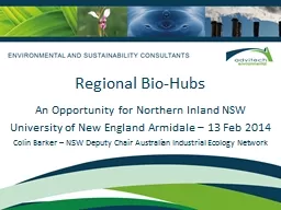 Regional Bio-Hubs