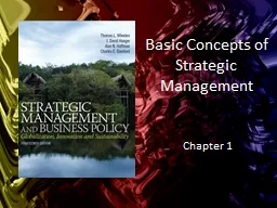 Basic Concepts of Strategic