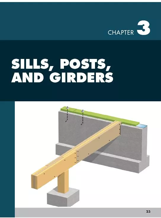SILLS, POSTS,AND GIRDERS
