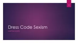 Dress Code Sexism