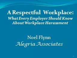 A Respectful Workplace: