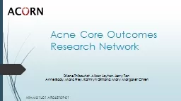 Acne Core Outcomes Research Network