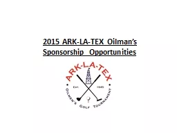 2015 ARK-LA-TEX Oilman’s
