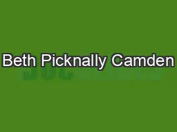 Beth Picknally Camden