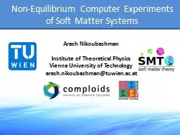 Non-Equilibrium Computer Experiments of Soft Matter Systems