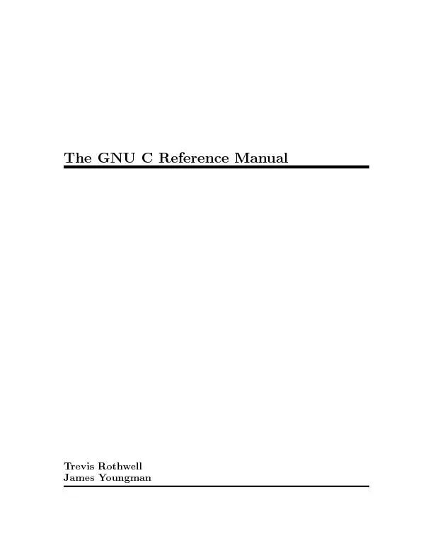 TheGNUCReferenceManual