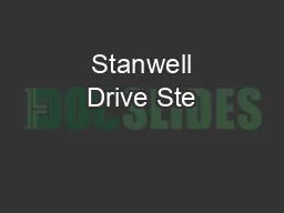  Stanwell Drive Ste