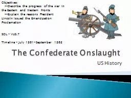 The Confederate Onslaught