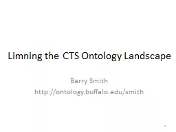 Limning the CTS Ontology Landscape