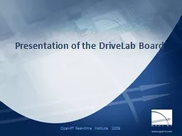 Presentation of the DriveLab Board