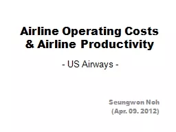 Airline Operating Costs
