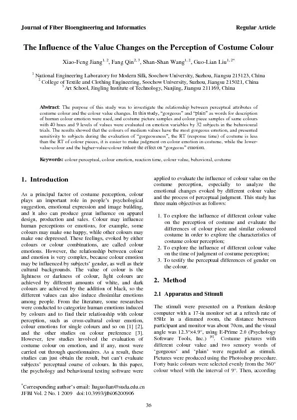 Journal of Fiber Bioengineering and Informatics