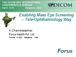 Enabling Mass Eye Screening –