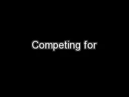 Competing for