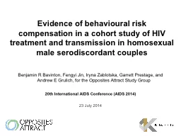 Evidence of behavioural risk compensation in a cohort study