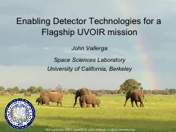 Enabling Detector Technologies for a Flagship UVOIR mission