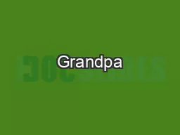Grandpa’s Stories