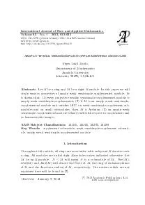 International Journal of Pure and Applied Mathematics Volume  No