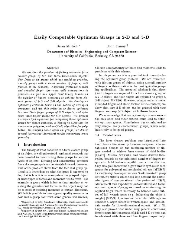 PDF-EasilyComputableOptimumGraspsin2-Dand3-DBrianMirticJohnCannrtmentofEle