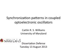 Synchronization patterns in coupled optoelectronic oscillat