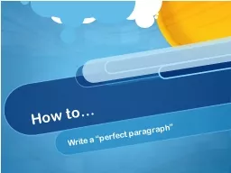 How to…