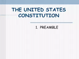 THE UNITED STATES CONSTITUTION