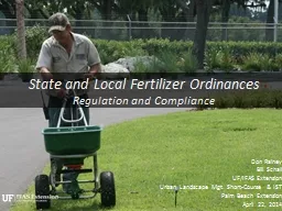 State and Local Fertilizer Ordinances