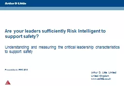 Are your leaders sufficiently Risk Intelligent to support s