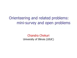 Orienteering and related problems:   	mini-survey and open