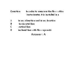 Answer : A