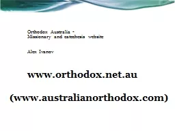 Orthodox Australia -