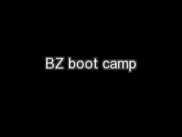 BZ boot camp