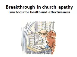 Breakthrough in church apathy